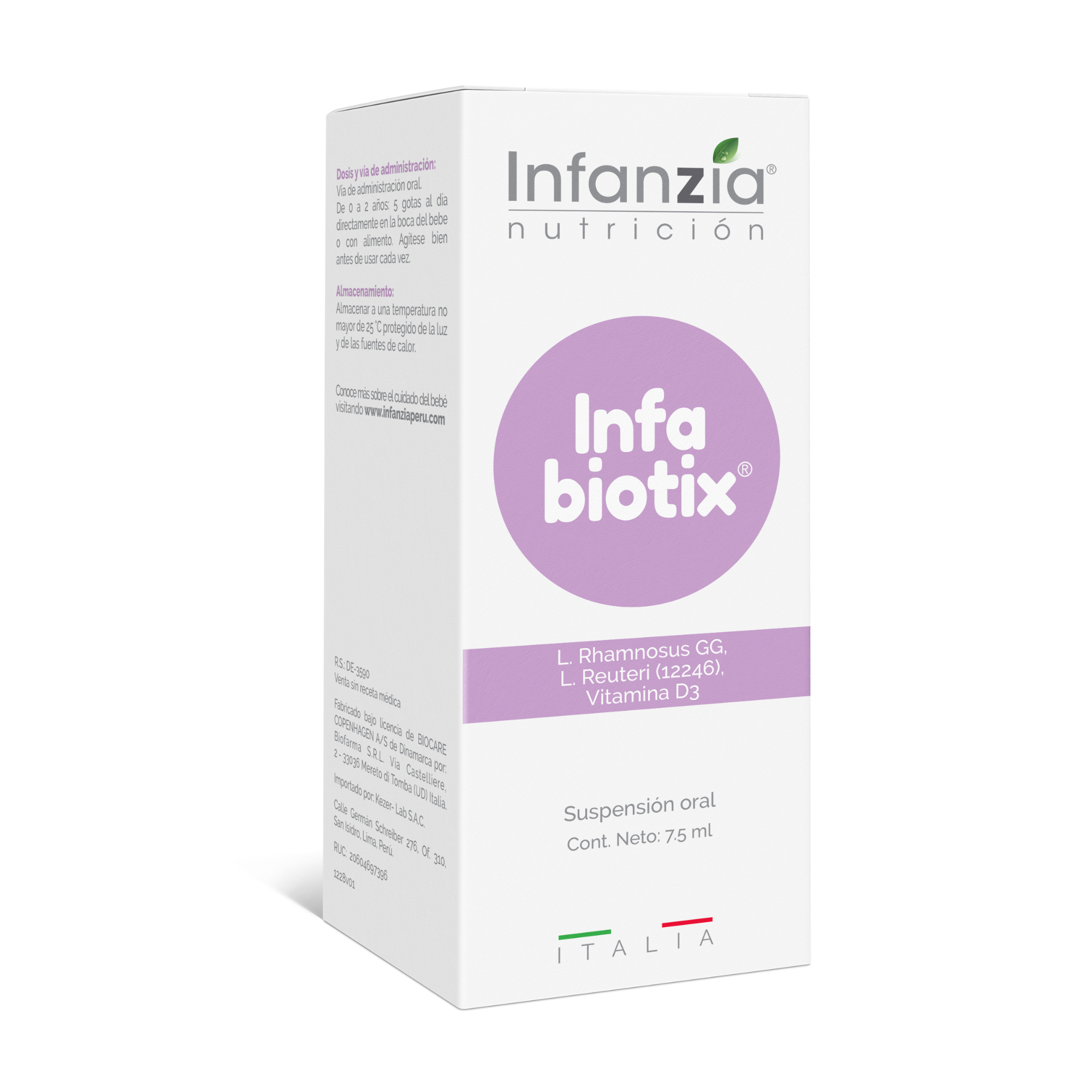 Infanzia Infabiotix Solución Oral x 75 ml